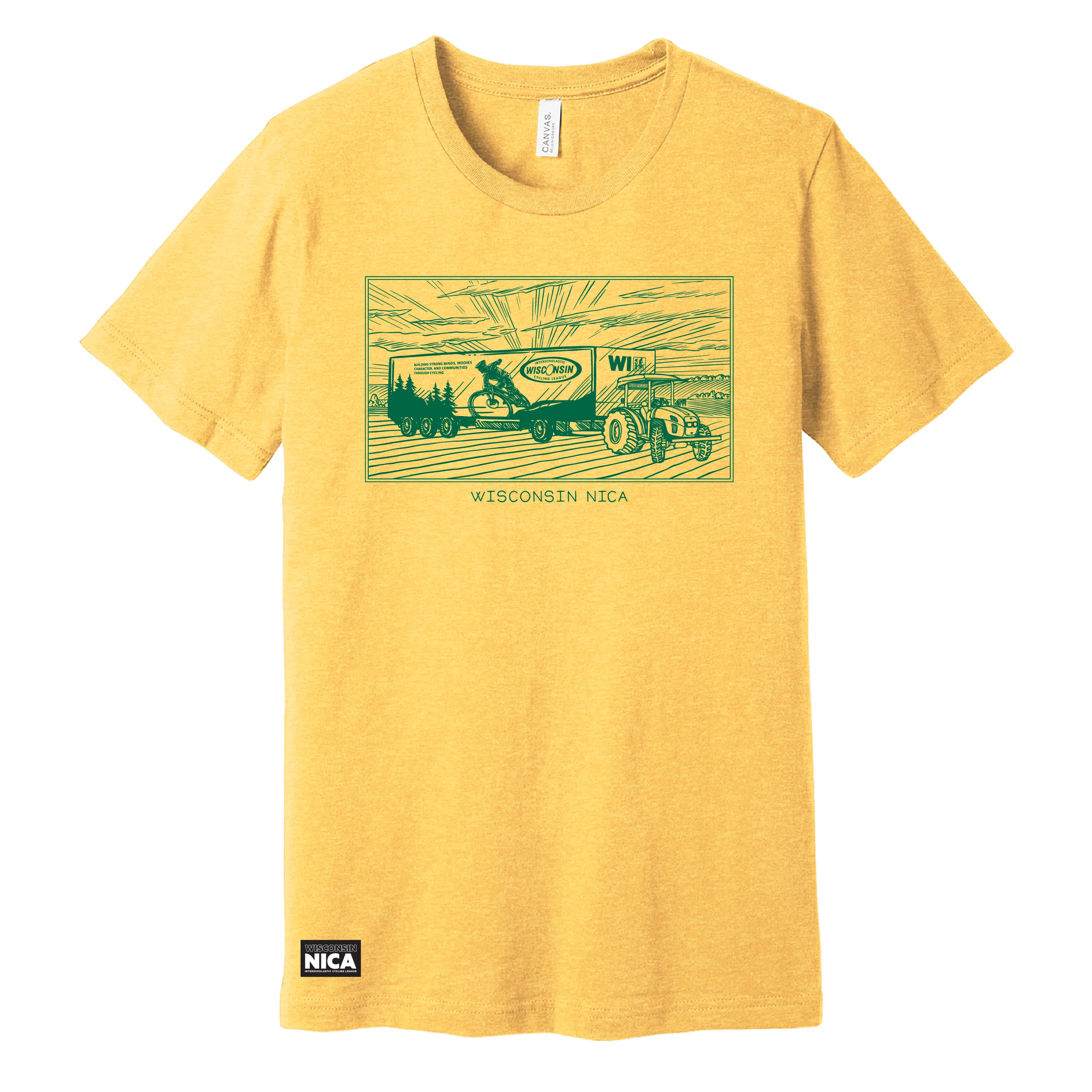 Wisconsin NICA Tractor Trailer Tee