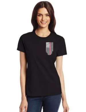 Women's Thin Red Line Honor & Respect T Shirt
