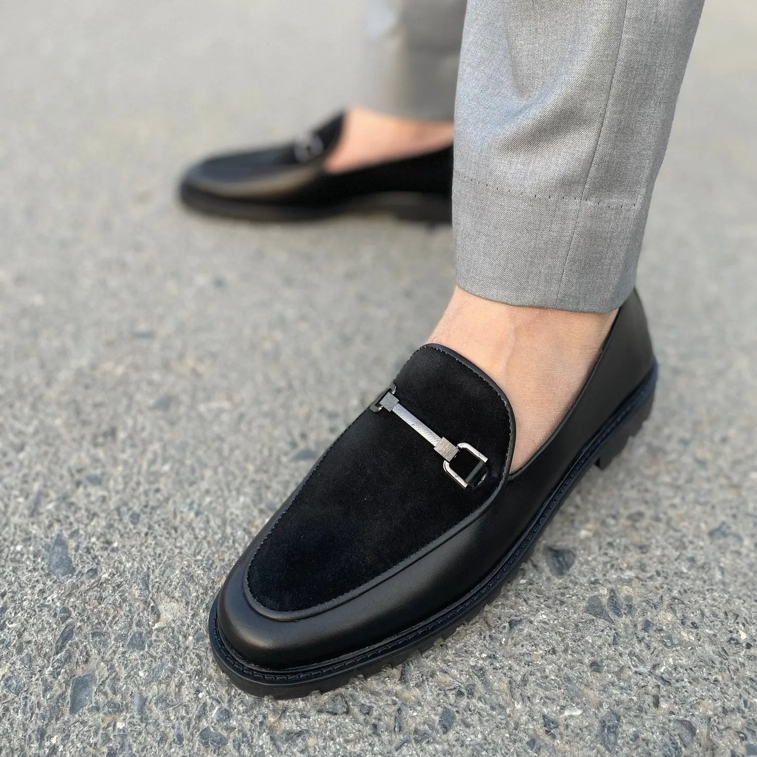 WS Pure leather Handmade Cavalor CHUNKY LOAFERS WS-00110