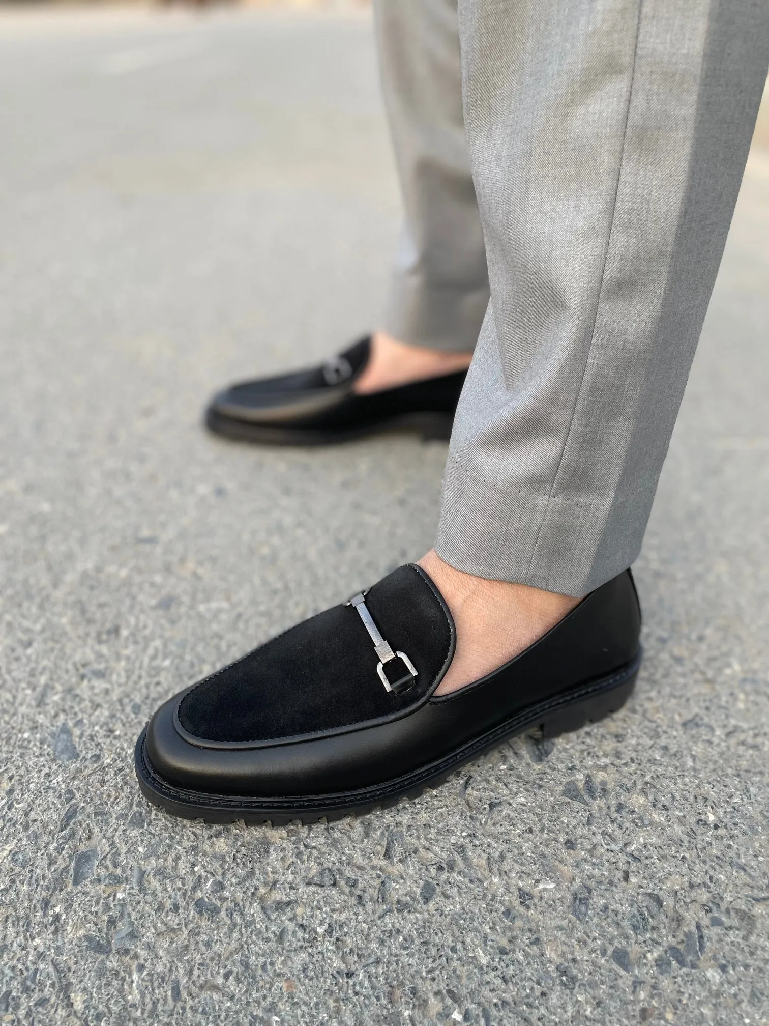 WS Pure leather Handmade Cavalor CHUNKY LOAFERS WS-00110