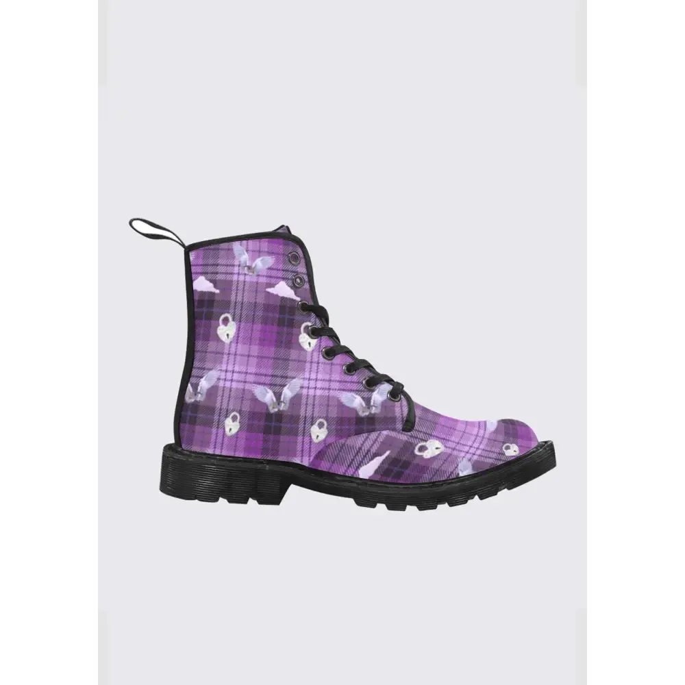 Y2K Lace-Up Combat Boots with Breathable Comfort and Durable Design