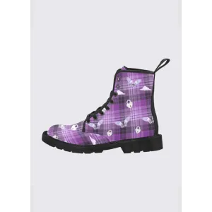 Y2K Lace-Up Combat Boots with Breathable Comfort and Durable Design